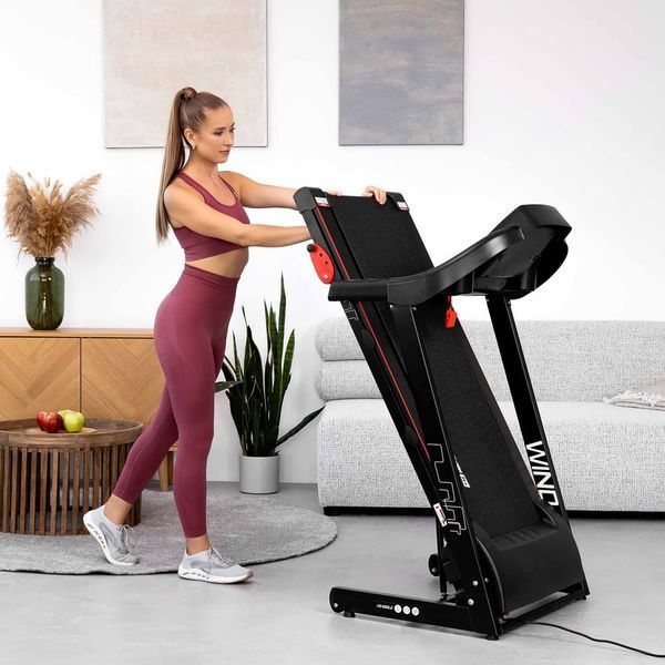 Бігова доріжка Hop-Sport HS-1000LB Wind червоний 5902308215580 фото