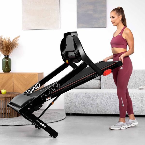 Бігова доріжка Hop-Sport HS-1000LB Wind червоний 5902308215580 фото