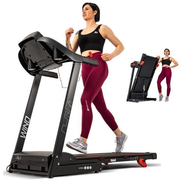 Бігова доріжка Hop-Sport HS-1000LB Wind червоний 5902308215580 фото