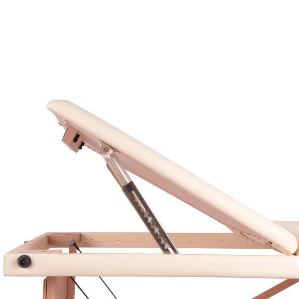 Масажний стіл inSPORTline Japane 3-Piece Wooden - кремово-жовтий 9408-1 фото
