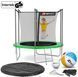 Батут Hop-Sport з внутрішньою сіткою 8ft (244cm) Зелений 2111-1664 фото 2