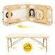 Масажний стіл складний 4FIZJO Massage Table Wood W60 Beige (P-5907739318350) P-5907739318350 фото 7