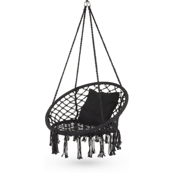 Садова гойдалка Boho Outtec XXL чорний 15143-1664 фото
