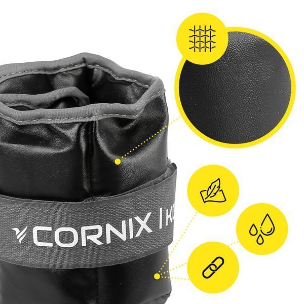 Обважнювачі-манжети для ніг та рук Cornix 2 x 1 кг XR-0397 XR-0397 фото