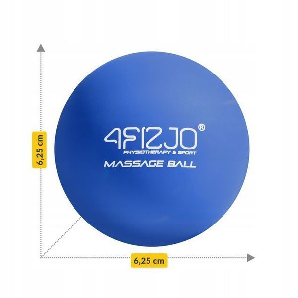 Масажний м'яч 4FIZJO Lacrosse Ball 6.25 см Blue (P-5907739314291) P-5907739314291 фото