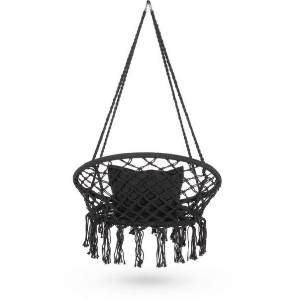 Садова гойдалка Boho Outtec XXL чорний 15143-1664 фото