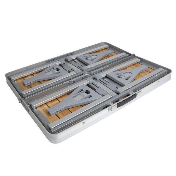 Стіл Bo-Camp Bamboo Brown/Silver (1404800) 103537-1106821 фото