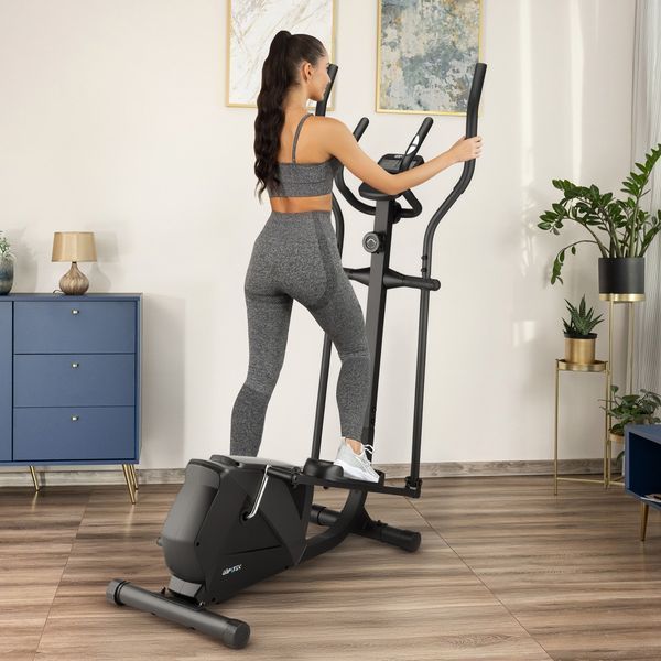 Еліптичний тренажер Gymtek XC1300 чорний &ndash; домашній орбітрек для ефективного кардіо 5905884425824 фото