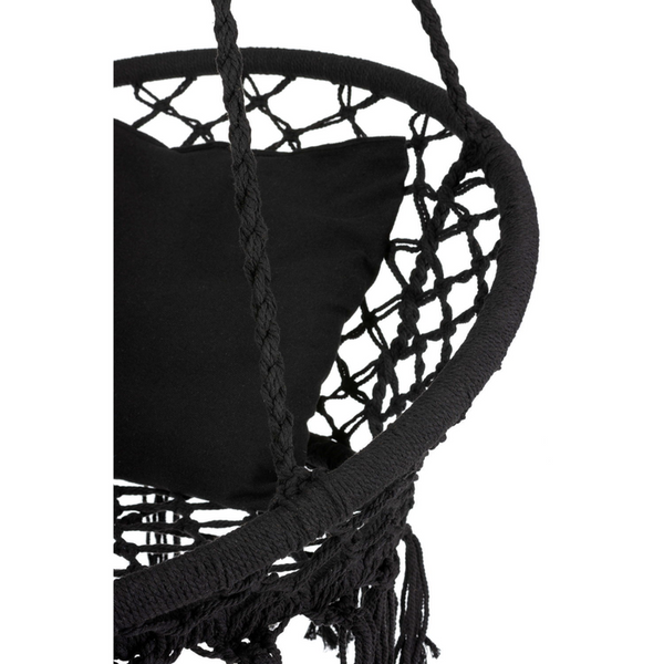 Садова гойдалка Boho Outtec XXL чорний 15143-1664 фото