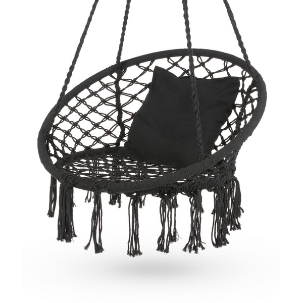 Садова гойдалка Boho Outtec XXL чорний 15143-1664 фото