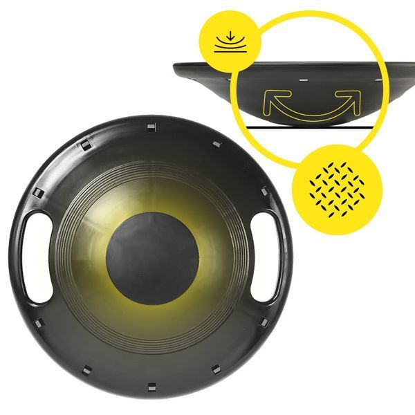 Балансувальна платформа Cornix XR-0443 кругла пластикова 39,5 см сірий/чорний XR-0443 фото