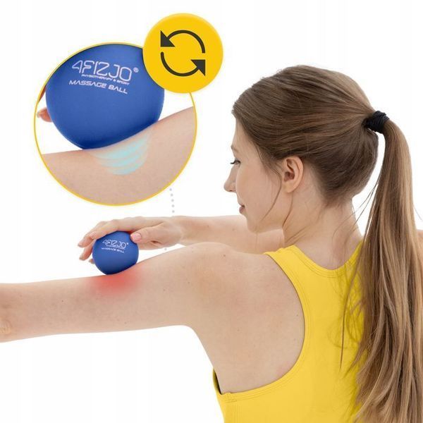 Масажний м'яч 4FIZJO Lacrosse Ball 6.25 см Blue (P-5907739314291) P-5907739314291 фото