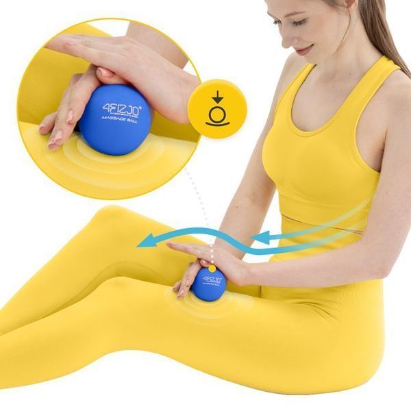 Масажний м'яч 4FIZJO Lacrosse Ball 6.25 см Blue (P-5907739314291) P-5907739314291 фото