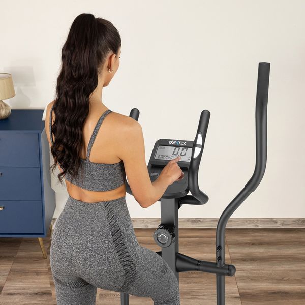 Еліптичний тренажер Gymtek XC1300 чорний &ndash; домашній орбітрек для ефективного кардіо 5905884425824 фото