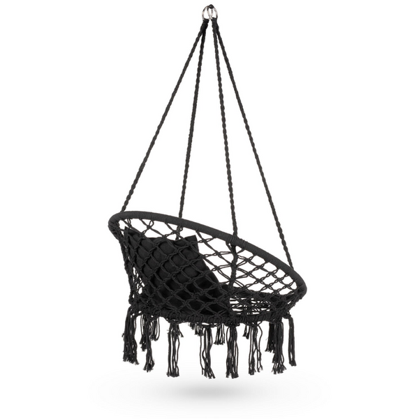 Садова гойдалка Boho Outtec XXL чорний 15143-1664 фото
