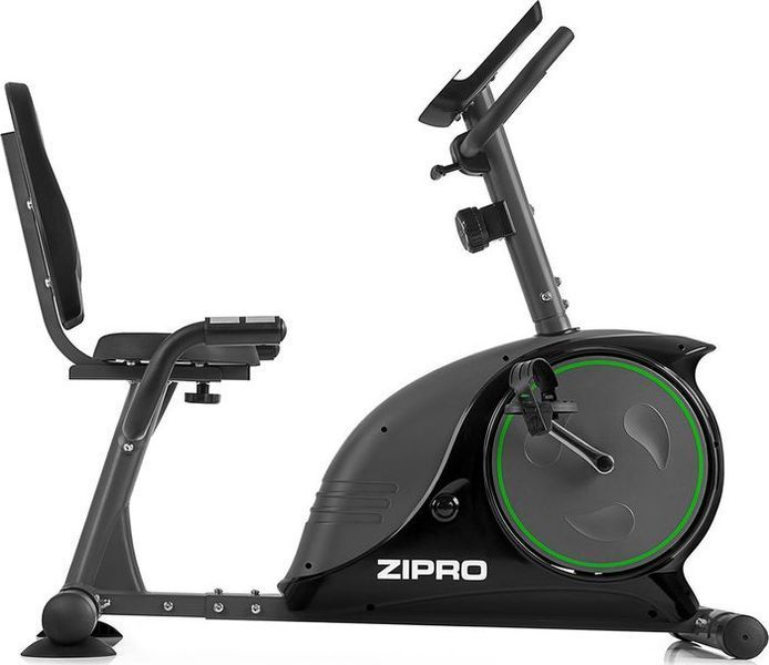 Велотренажер горизонтальний магнітний Zipro Easy чорно-сірий 5905669153867 фото