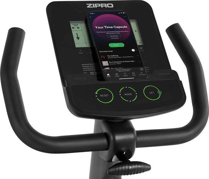 Велотренажер горизонтальний магнітний Zipro Easy чорно-сірий 5905669153867 фото