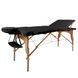 Масажний стіл inSPORTline Japane 3-Piece Wooden - чорний 9408-5 фото 1