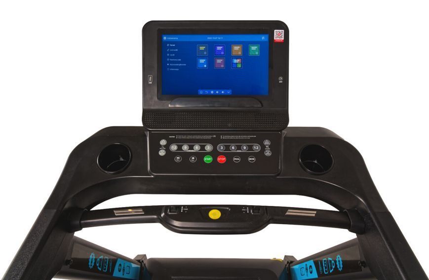 Бігова доріжка електрична THUNDER IGNITE-S-TFT-BLACK &mdash; сучасна мультимедійна доріжка для дому IGNITE-S-TFT-BLACK фото