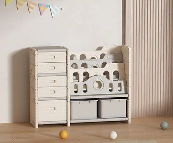 Книжкова полиця + стелаж з контейнерами 2в1 Terrio &ldquo;Liby&rdquo; 146288-163765 фото