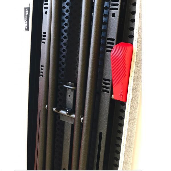 Дошка для прасування Rolser K-TRES Black Tube 120х38 см &ndash; стильна, з регульованою висотою та підставкою для праски 928598 фото