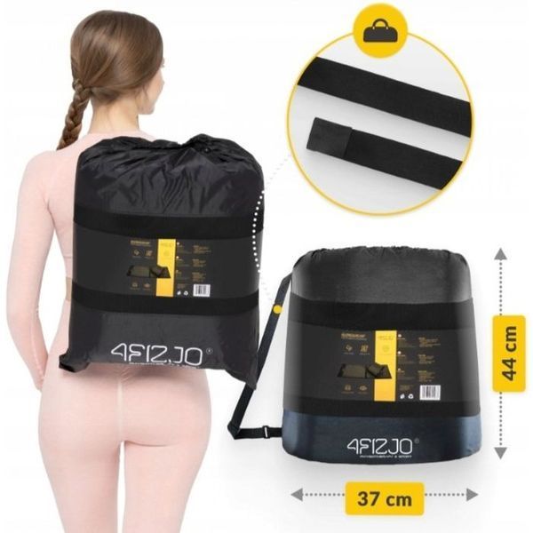 Килимок акупунктурний з подушкою 4FIZJO Ergo Mat XL Аплікатор Кузнєцова Black/Gold (P-5907739313843) 154228-2692 фото
