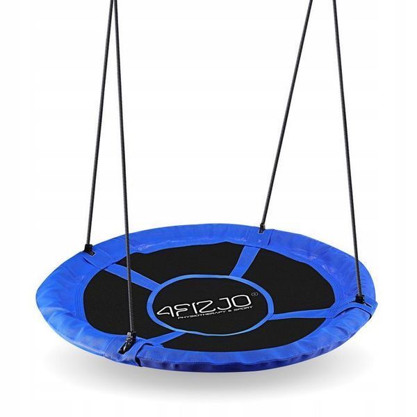 Гойдалка-гніздо кругла 4FIZJO L 100 см Black/Blue (P-5907739314529) 145611-2692 фото