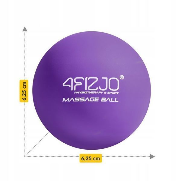 Масажний м'яч 4FIZJO Lacrosse Ball 6.25 см Purple (P-5907739314307) P-5907739314307 фото