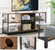 Тумба під ТВ Costway Ketrin в стилі Loft 5903332074450 фото 5