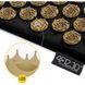 Килимок акупунктурний з подушкою 4FIZJO Ergo Mat XL Аплікатор Кузнєцова Black/Gold (P-5907739313843) 154228-2692 фото 10