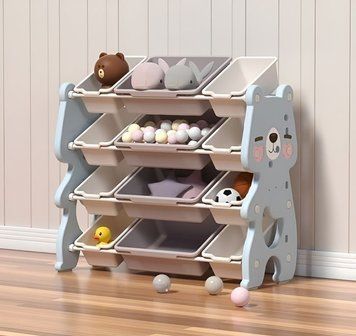 Стелаж з контейнерами Terrio &rdquo;Cutie L&rdquo; Блакитний 22464-163765 фото