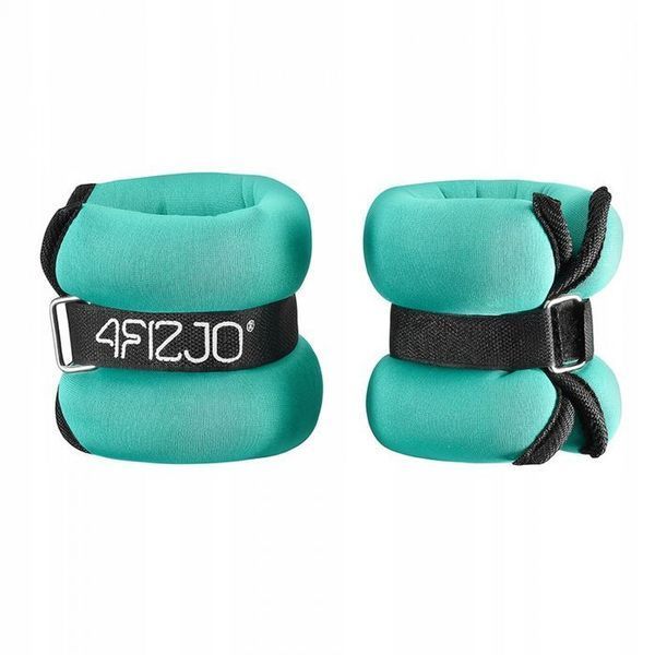 Обважнювачі-манжети для ніг та рук 4FIZJO 2 x 1.5 кг Black/Green (P-5907739311092) 147942-2692 фото
