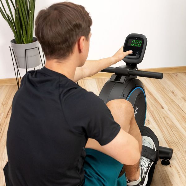Гребний тренажер Gymtek XR800 синий &ndash; ефективне тренування всього тіла вдома 5905884427057 фото