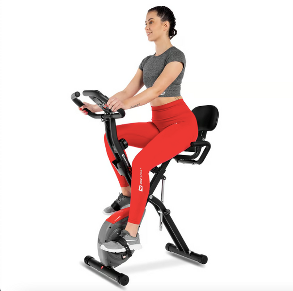 Велотренажер Hop-Sport HS-3030X Apeks X-Bike сірий 5902308232525 фото