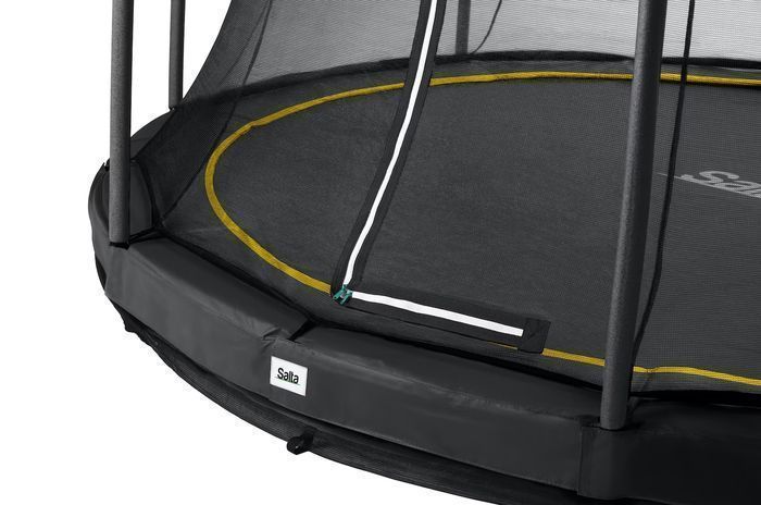 Батут Salta Comfort Edition Ground 427 см з захисною сіткою Black 5398A 17586-09 фото