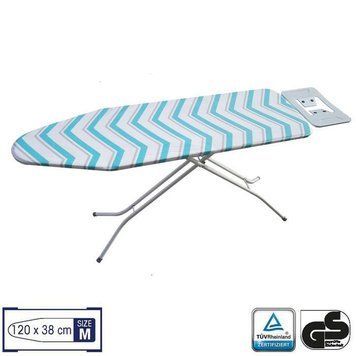 Дошка для прасування Casa Si Superstandard Basic 120x38 White/Green Zigzags (CS95150E166) DAS302444 фото