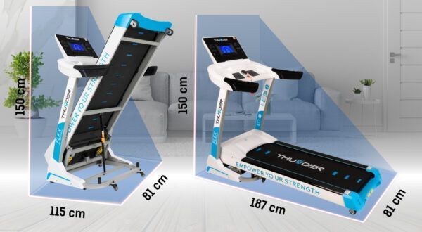 Бігова доріжка електрична THUNDER FLEX-S-WHITE FLEX-S-WHITE фото