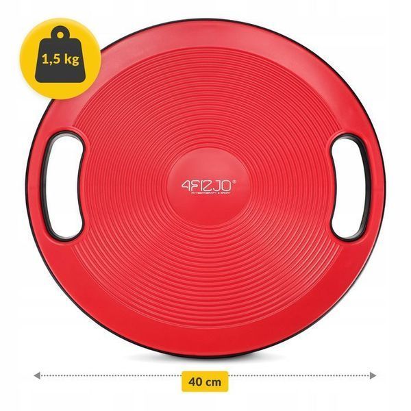Балансувальна платформа 4FIZJO кругла, пластикова Red/Black (P-5905973400626) 146035-2692 фото
