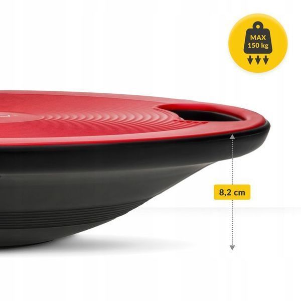 Балансувальна платформа 4FIZJO кругла, пластикова Red/Black (P-5905973400626) 146035-2692 фото