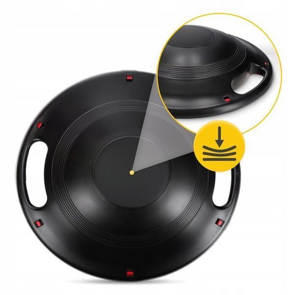 Балансувальна платформа 4FIZJO кругла, пластикова Red/Black (P-5905973400626) 146035-2692 фото