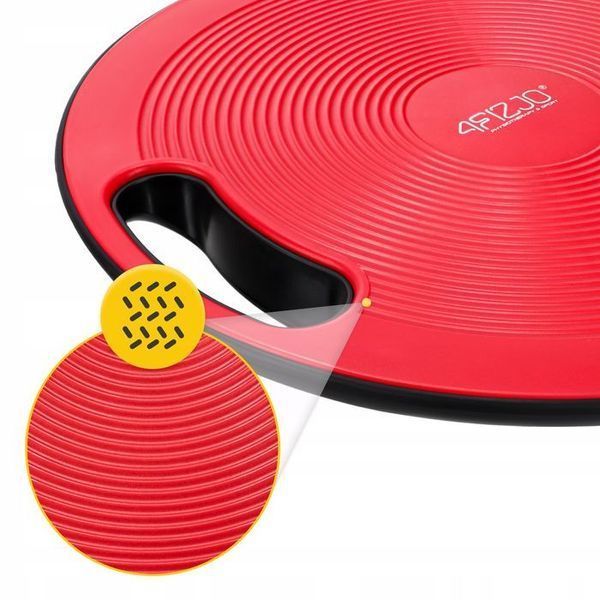 Балансувальна платформа 4FIZJO кругла, пластикова Red/Black (P-5905973400626) 146035-2692 фото