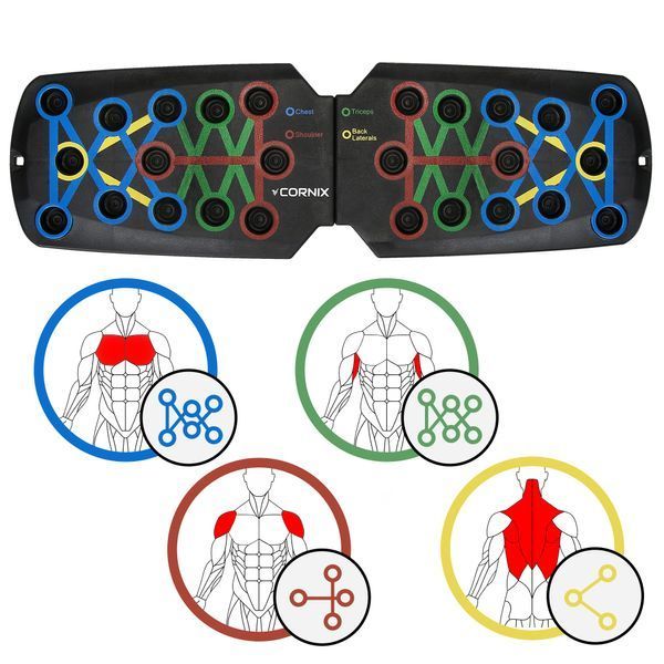 Упори для віджимань Cornix Push-Up Board XR-0453 зі змінним хватом XR-0453 фото