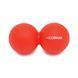 Масажний м'яч Cornix Lacrosse DuoBall 6.3 x 12.6 см XR-0112 Red 18924-2692 фото 1