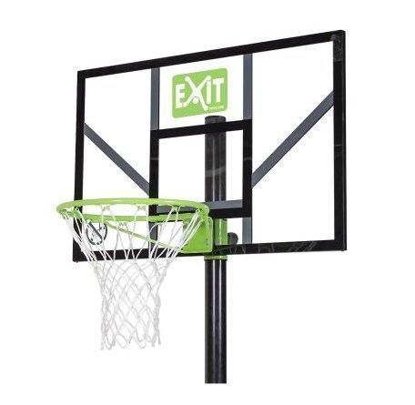 Переносна баскетбольна стійка EXIT Comet green/black 240-3056 фото