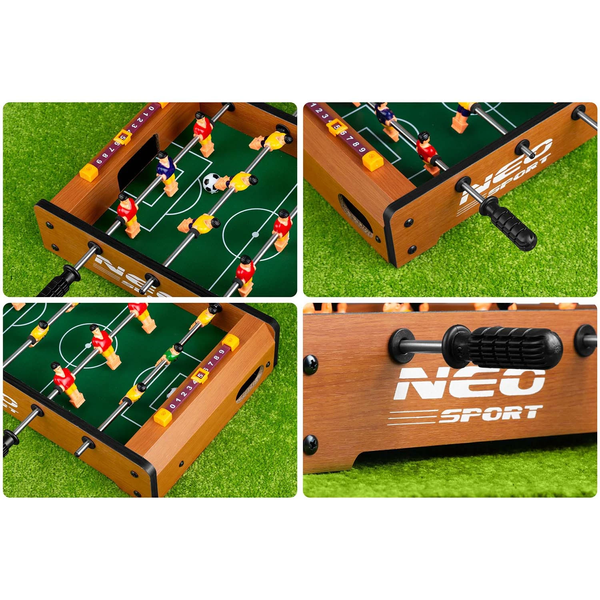 Настільний футбол Neo-Sport NS-439 34,5 x 22 x 7 см коричневий 1439 фото