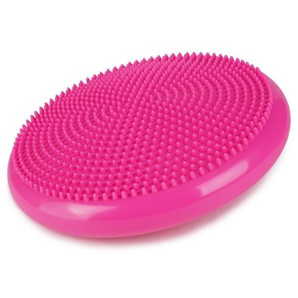Балансувальна подушка-диск Cornix 33 см (сенсомоторна) масажна XR-0055 Pink XR-0055 фото