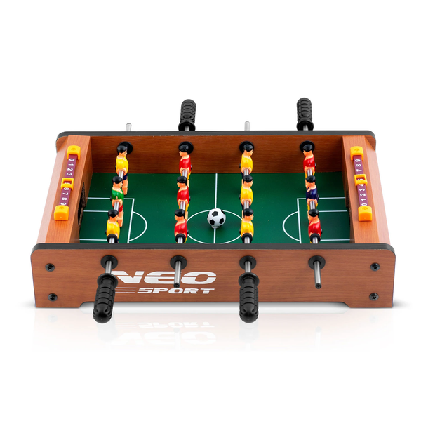 Настільний футбол Neo-Sport NS-439 34,5 x 22 x 7 см коричневий 1439 фото