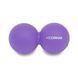 Масажний м'яч Cornix Lacrosse DuoBall 6.3 x 12.6 см XR-0114 Purple 18926-2692 фото 1