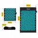 Килимок акупунктурний з подушкою 4FIZJO Ergo Mat Аплікатор Кузнєцова Black/Blue (P-5907739313911) 145614-2692 фото 5