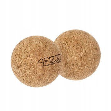 Масажний м'яч подвійний 4FIZJO Lacrosse DuoBall Cork 6.5 x 13.5 см (P-5907739319586) 147033-2692 фото